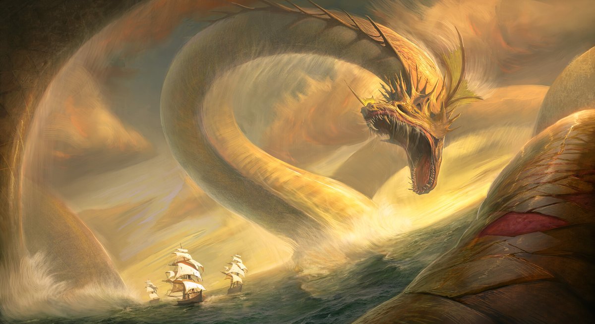 RLLawrenceBP's tweet photo. Stoorworm: giant venomous sea serpent with a forked tongue. Hatched into life by malignant spirits, his length was beyond telling. Unless supplied with food, he would expel a pestilential reek. He was slain by Assipattle.
#FairyTaleTuesday #SeaMyth #Stoorworm #Assipattle #Orkney https://t.co/TQ55AUdEQL
