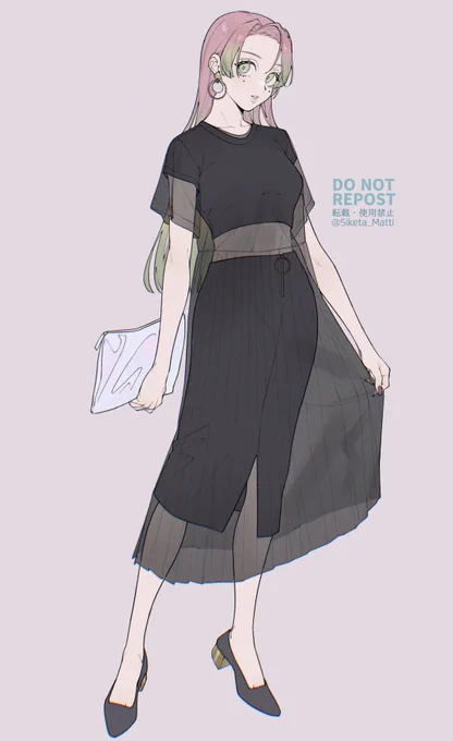 ただの個人的な趣味の現パロ私服みつりちゃん 