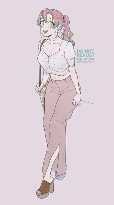 ただの個人的な趣味の現パロ私服みつりちゃん 