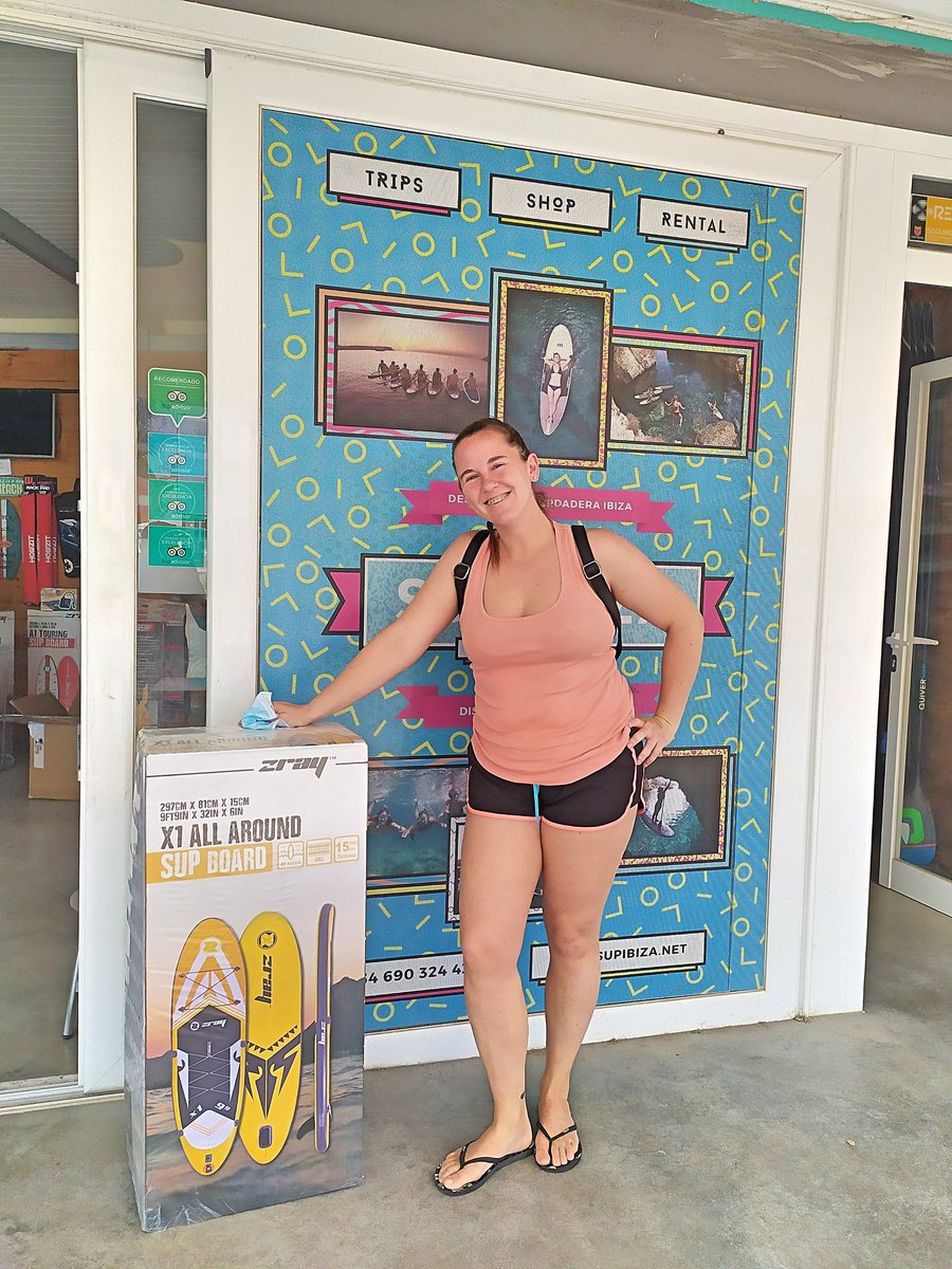 SUPIBIZA's tweet photo. -¡¡¡Nuestros clientes están disfrutando muchísimo sus nuevas tablas!!! ¿Aún no tienes tu tabla? 😜

-¡¡¡Our clients are enjoying their new boards a lot!!! Still looking for a paddle board? 😜 https://t.co/e4NjgNL6Qy