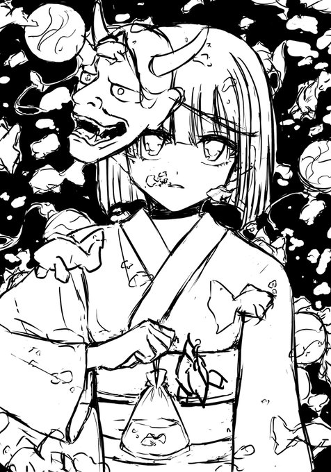 和風イラストのtwitterイラスト検索結果 古い順