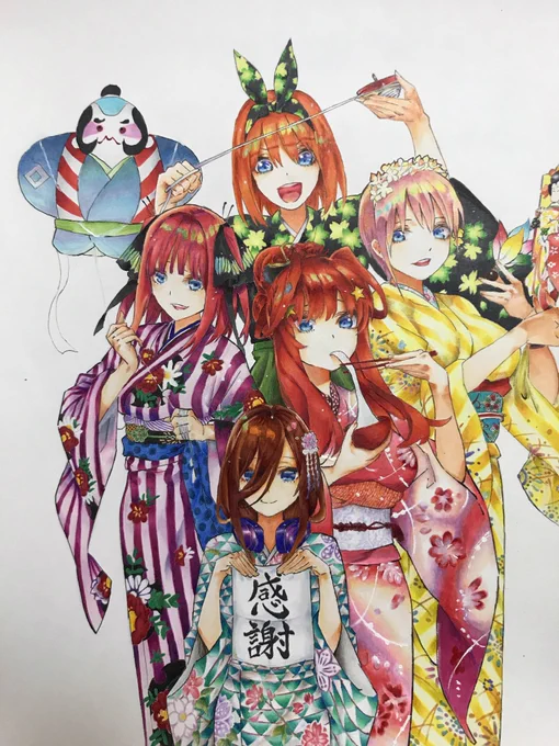フォロワー200人を記念して五等分の花嫁の中野姉妹を描きました!?

こんな自分をフォローしてくれてありがとうございます!??‍♂️??‍♂️
#模写 