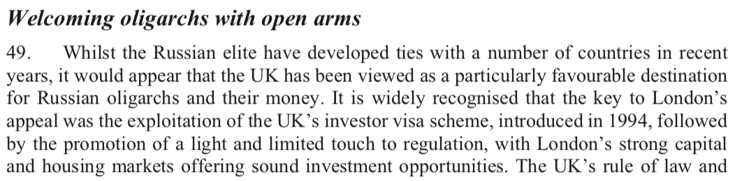 My personal remit, so to speak, is marketing and media. But the report also discusses oligarch money in London, future geopolitical strategy, and what the British parliament and government should do.For more on that, I suggest following  @carolecadwalla.