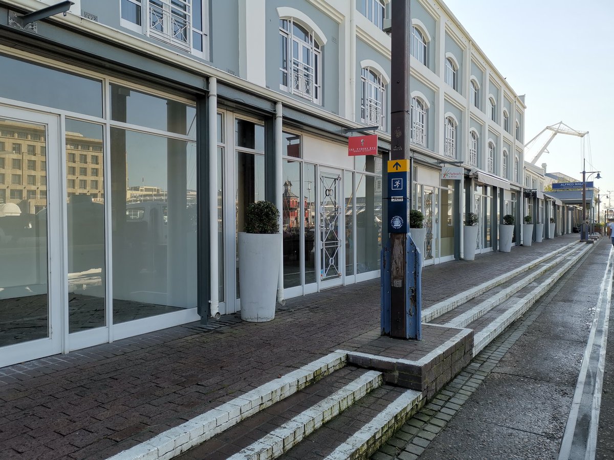 Anonymoudamus's tweet photo. Has anyone been to V&amp;A Waterfront and seen the closure of businesses!? 7 businesses in this picture all but 1 is gone. The ANC wants radical economic transformation but will there be anything left when they are done? #Day117OfLockdown #devistation https://t.co/UKvGWgZLWV