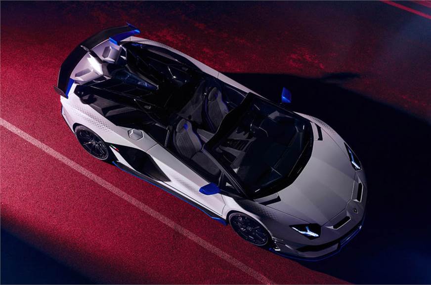 CarExpertsIndia's tweet photo. Lamborghini Aventador SVJ Roadster Xago Edition revealed.

This special edition is limited to just 10 units. https://t.co/0N92dvhGNq