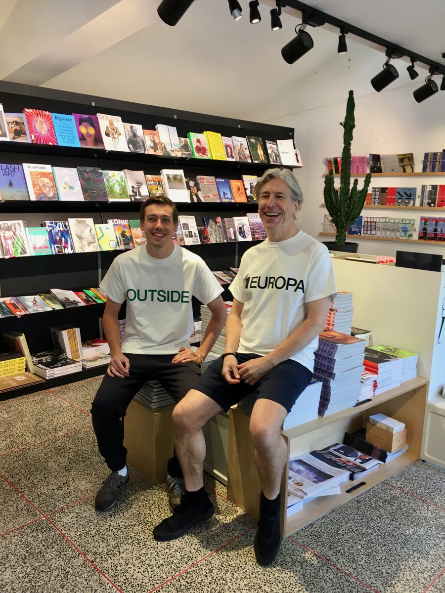 Competition time! New T-shirts are up for grabs, one of each design. Sign up to the Newsletter by this Friday to be in with a chance of winning. Here, the EUROBLOCK and OUTSIDE T-shirts modelled by super stockist Jeremy of @MagCulture and son, Cameron. 

tinyurl.com/y223zkfk