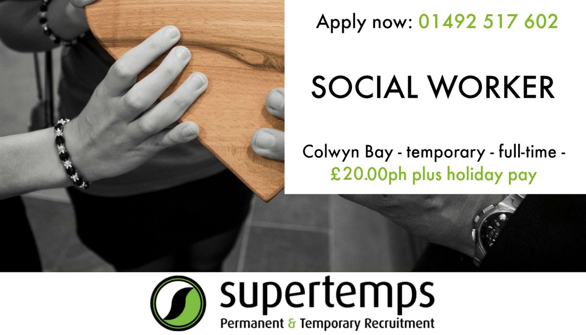 Experienced Social Worker? This is your opportunity to work for a large public sector organisation providing support to children and their carers/families.

More here➡️ bit.ly/3eL8BRp

#NorthWalesJobs #SocialWorkerJobs #SocialCare #Hiring #ApplyNow #CareCouncilWales