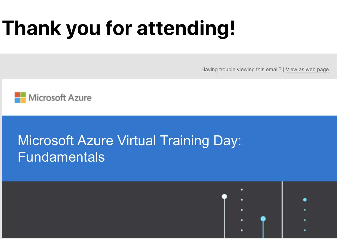bcnftcrypto's tweet photo. Successfully Completed Microsoft Azure Virtual Training  ⁦⁦@Azure⁩ https://t.co/lRS5rS62K3