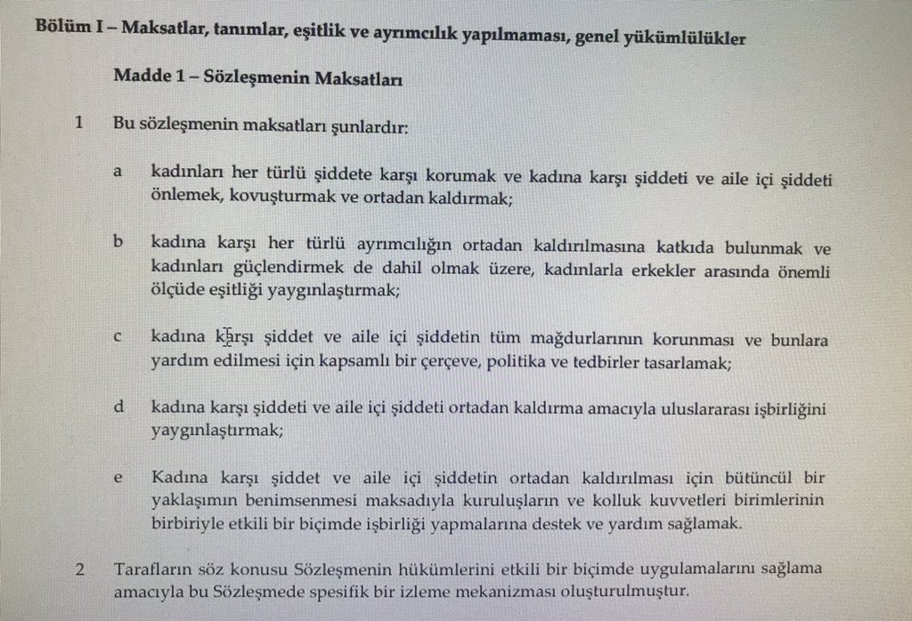 ozgeustn's tweet photo. “İstanbul Sözleşmesi neden ve nasıl yaşatır?” sorusunun cevabı sözleşmenin içerisinde açıkça belirtilmiş. 

Bir suçu önlemek için etkili cezalandırma elbette çok önemli, ancak bu yeterli değil. Bu sözleşme, devlete bu kapsamda sürdürülebilir politika üretme zorunluluğu getiriyor. https://t.co/n1XLRN7rIT