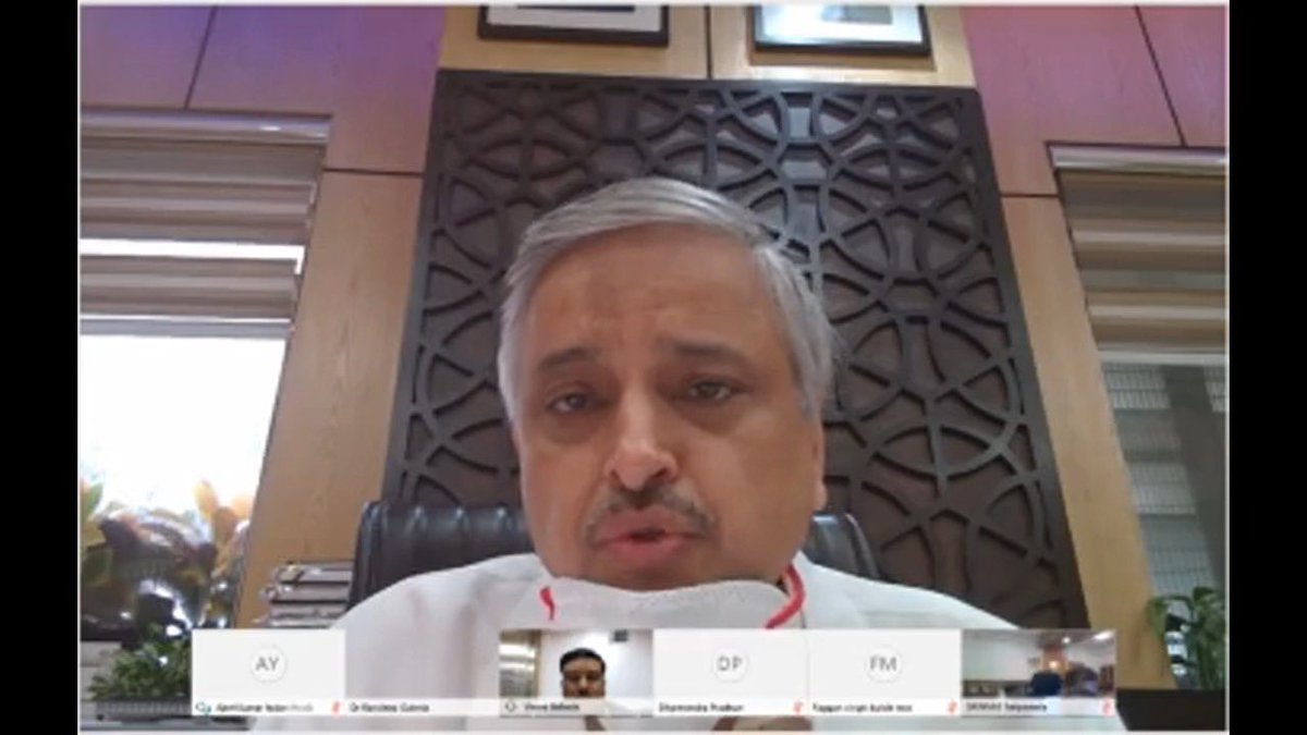 dpradhanbjp's tweet photo. Addressed a webinar on “Working in #Covid_19 times” organised by @SteelMinIndia. 

As the nation unlocks and people get back to work, we must understand that the virus is very much here. It’s important to take all precautions and balance life and livelihood. https://t.co/xq8QsJEnam