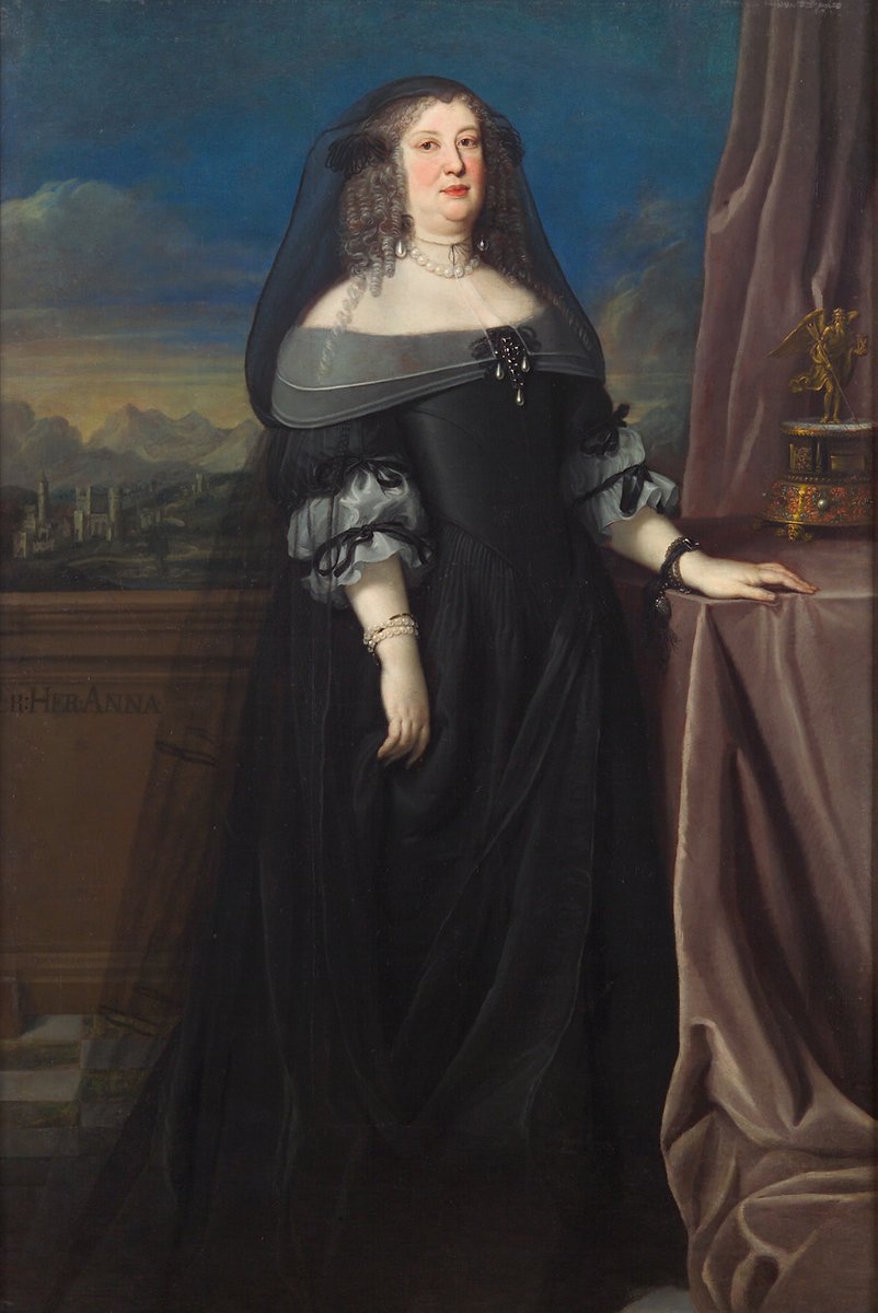 OldPortraiture's tweet photo. Born #OnThisDay in 1616: #AnnadeMedici (1616-76), Archduchess of Austria, daughter of #CosimoIIdeMedici
Portrait by #GiovanniMariaMorandi (1622-1717), 1666
#Medici #Habsburg https://t.co/w2FCH9TGwh