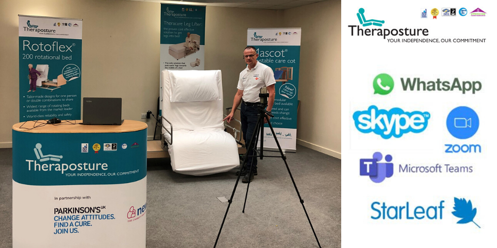 Theraposture's tweet photo. #NEWS! FREE personalised video assessments and product demonstrations with our Occupational Therapist, Shaun Masters.
Book online today at https://t.co/wYjVoit7Wz
#AdjustableBeds #RotoflexBed #CareCots #LegLifter #ChairBed https://t.co/dCxHUGYTYJ