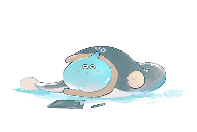 着ぐるみで「うなぎのきもち」なったすらぷん

本日このあと21時30分前後よりYoutubeでお絵描き配信します～!雑談しながらとある魔王を描く予定なのでお楽しみに! 