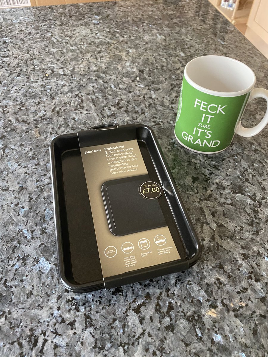 Donna_Scully's tweet photo. Oh god this really tickled me! Ordered 2 oven trays for sonโs return to uni! Just arrived. โDo you not do dimensions Mum?โ said other son! Donโt do metric! What exactly would you put in a tray this small? A sausage ?!! I blame Covid...on everything now. #badMammy ๐คฆโโ๏ธ๐๐คทโโ๏ธ https://t.co/quIxgWbr2Q