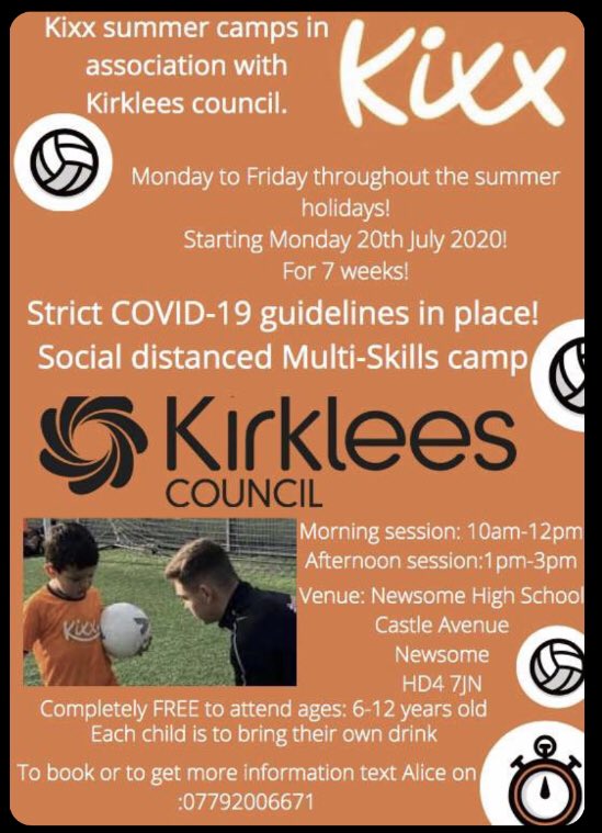 castlecomhub's tweet image. Summer activity at Newsome High School for 6-12 year olds.