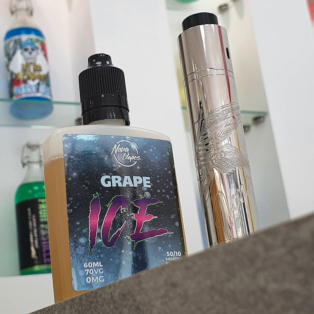 Grape ICE - Candied and natural grapes layered with subtle tones of sweet watermelon, Enhanced with ICE 

Grab a bottle bit.ly/NovaVapes

📷 IG - jsgvapes