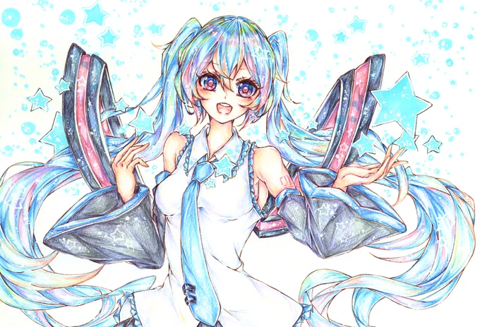 #初音ミクのイラストだけで興味を持ってくれる方へ届け
届いていただけたら幸いです・・・!!! 