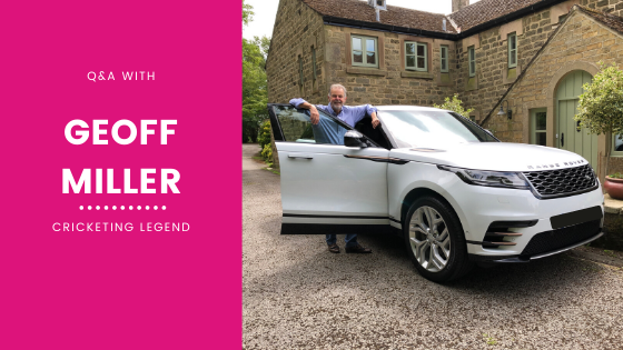 Check out this exclusive Q&amp;A with <a href="/PinkCarLeasing/">Pink Car Leasing</a> and Cricketing legend Geoff Miller OBE, where they discuss road trips, surviving lock down and his brand new Range Rover Velar. bit.ly/39gU7rF