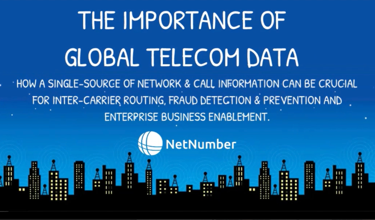 NetNumber's tweet photo. The Importance of Global #Telecom Data in a new explainer video from @NetNumber - https://t.co/Wbkjj3LoRP
#GlobalDataServices #NetworkRouting #NumberPortability #NetworkSecurity #PlatformData #Interconnect https://t.co/KKCVTE2GpC