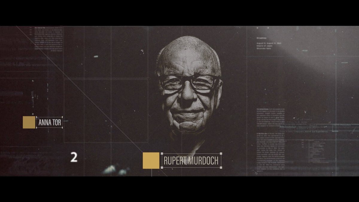 Peepshow_studio's tweet image. Proof of Concept work for &apos;Rise of The Murdoch Dynasty&apos; The 2nd episode &apos;The Rebel Alliance&apos; is on @BBCTwo this evening at 9pm. With Series Director @visitjamie @72_films   #TheRiseoftheMurdochDynasty #documentary #broadcastdesign #peepshowstudios
