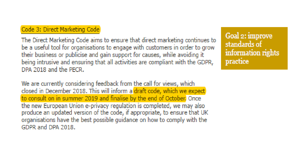 Given concerns on  #adtech, the fate of Direct Marketing Code is also worrying. 2018-19 Report promised consult in summer 2019 & 2019-20 Report at least mentions that this did happen in Jan 2020. But despite 2018-19 plan to finalize Code by Oct 2019 no mention of future steps.