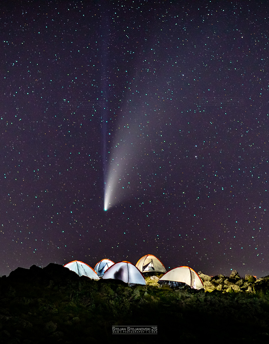 Milion star Hotel Dedo Dimo and one Comet 🇲🇰 Kuratica, MK #cometNEOWISE #NeowiseComet #NEOWISE #stojanstojanovski #photography #astronomy #astrocamp #space #ohridastronomy