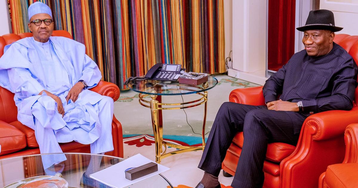BREAKING: JONATHAN VISITS BUHARI AT ASO ROCK

Former President <a href="/GEJonathan/">Goodluck E. Jonathan</a> is at the State House to update President <a href="/Buhari/">shakirah</a> on his recent international assignment in Mali. 

Jonathan headed the mediation team of ECOWAS on Mali’s lingering political crisis.