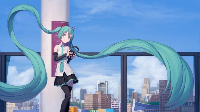 #初音ミクのイラストだけで興味を持ってくれる方へ届け 