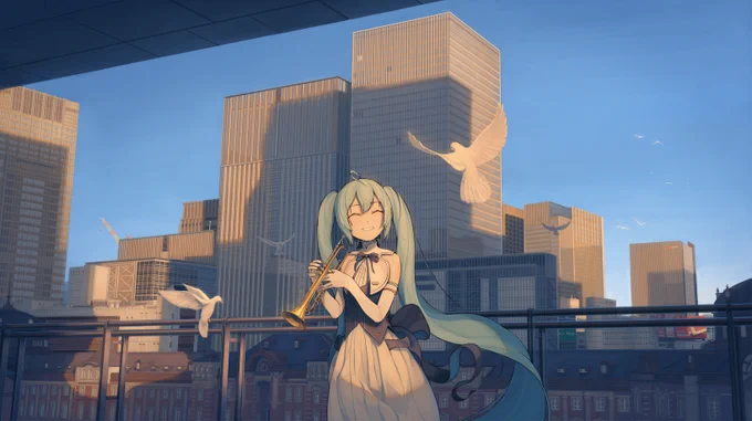 #初音ミクのイラストだけで興味を持ってくれる方へ届け 