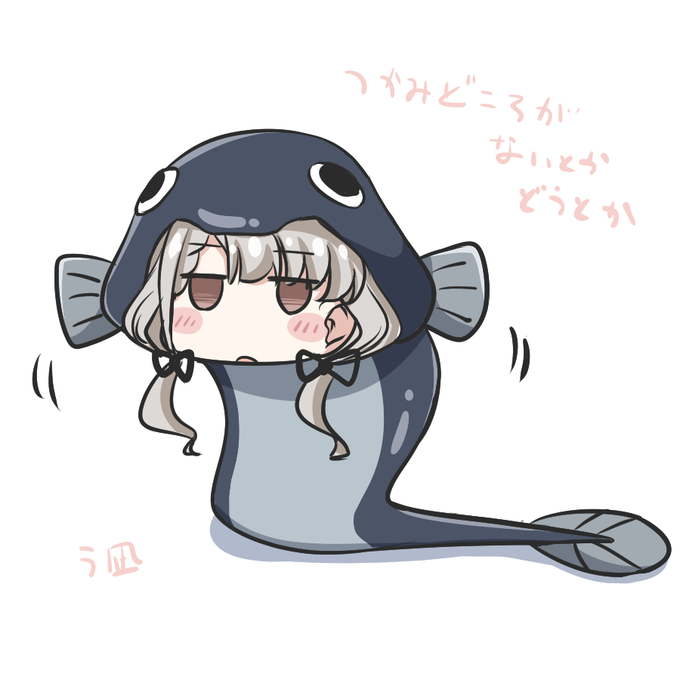 「shark costume」 illustration images(Oldest｜RT&Fav:50)