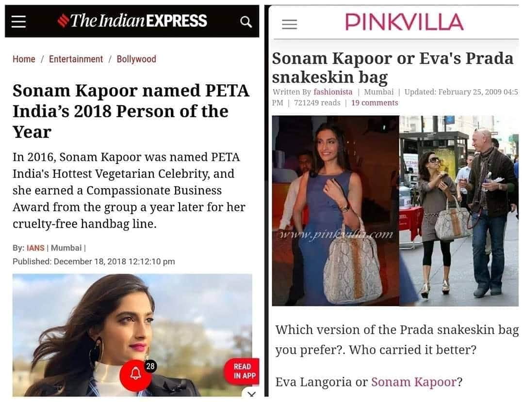 Chem_anuj's tweet photo. @ShefVaidya @PetaIndia @Sachbang @IngridNewkirk @ActorMadhavan Or @sonamakapoor Gyan deti Hein, humanity pe or women empowerment pe, phle khudh human bno #snakeslivematter #Petaexposed https://t.co/sYKvedc9DR