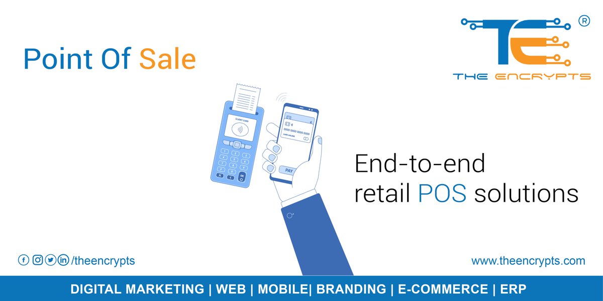 the_encrypts's tweet photo. POS software is a customer-friendly payment solution that you can have in your retail store to enhance the customer's shopping experience.

#pointofsale #pos #pointofsalesystem #pointofsaledisplay #pointofsaledesign #pointofsalesoftware
#pointofsalesolution  #theencrypts https://t.co/CicjelhGVt