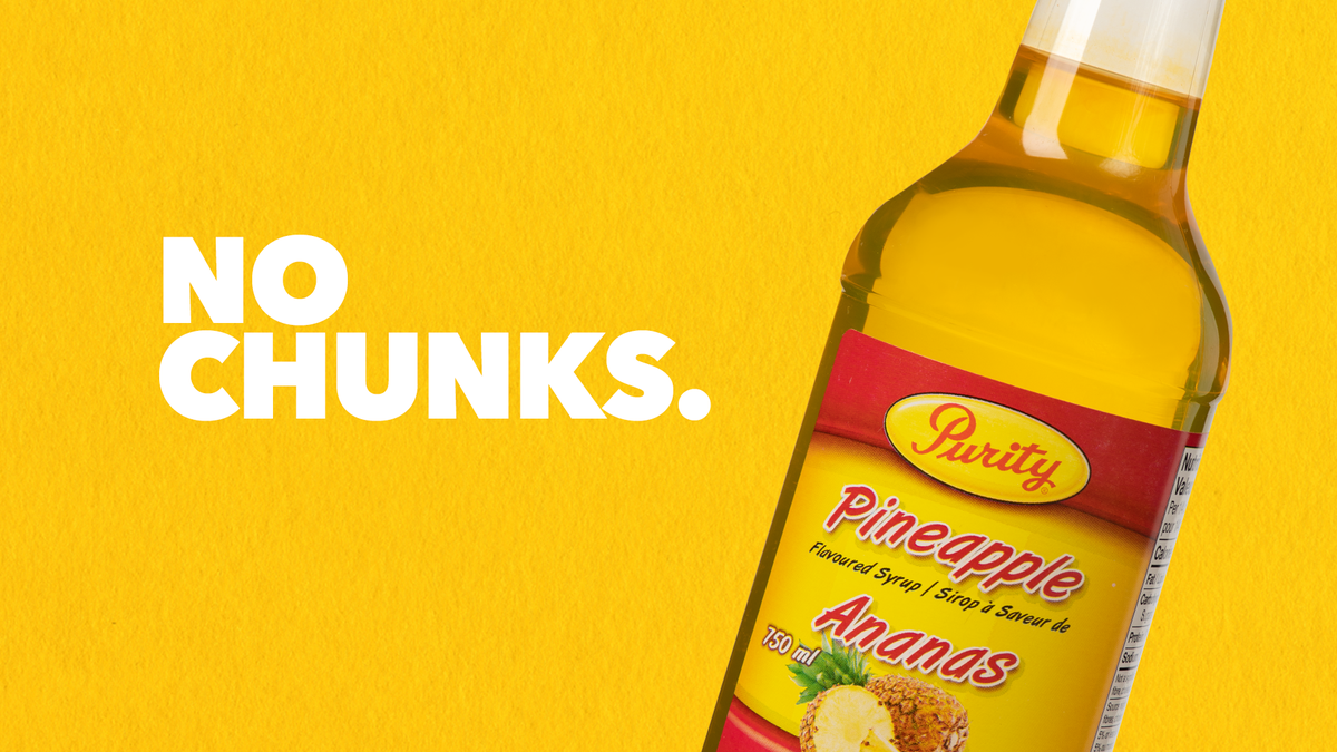 PurityFactories's tweet photo. No chunks, but it’s chock full of refreshing Pineapple flavour. Just add water for a summer cool-down or get creative with it. Head to our recipe page for more ideas! #PineappleSyrup #SummersCalling https://t.co/Knh58Z1LKn https://t.co/gV0FPLqrZb