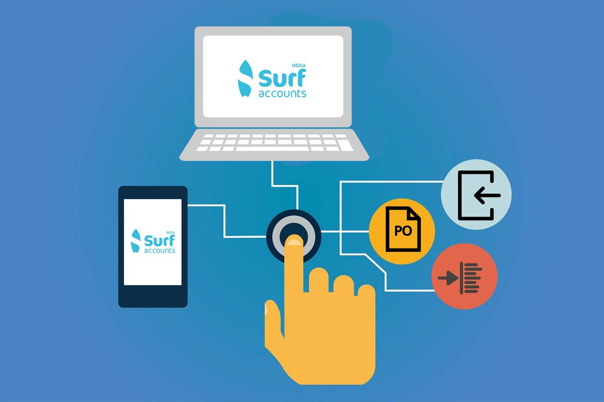 SurfAccountsInd's tweet image. Use a tool that saves time by automating simultaneous operations.
Surf Accounts automatically updates Goods in and Goods out whenever a Purchase or a Sale is recorded.
surfaccounts.in

#AccountingSoftware #GoodsIn #GoodsOut #PurchaseOrder #SalesOrder
