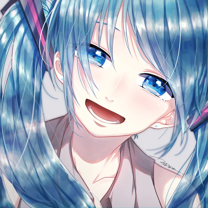 #初音ミクのイラストだけで興味を持ってくれる方へ届け
わたしのミクも見てくれ〜〜〜〜〜〜〜〜 