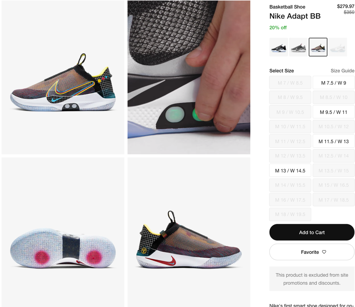 nike adapt bb twitter