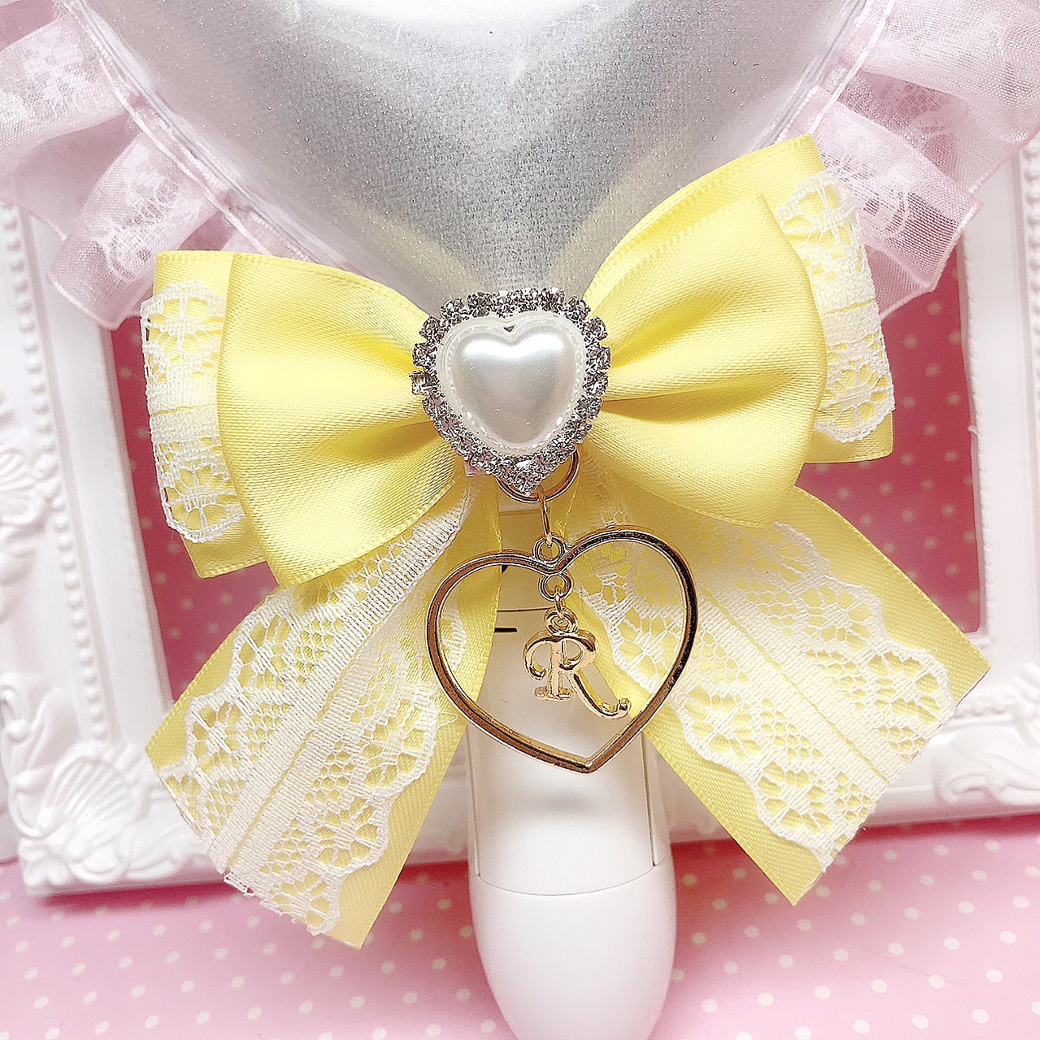 レモンイエロー キンブレリボン ペンラリボン(I-2)（Melty ribbon on X 