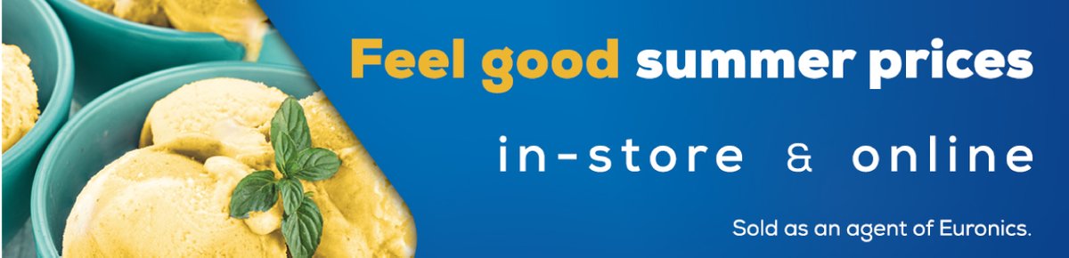 Feel good this summer with our latest discount offers on selected appliances!

Shop here: bit.ly/3fO1Uzt

#Sale #Discount #Cardiff