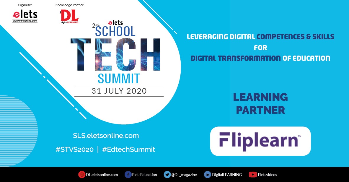 dl_magazine's tweet photo. We are delighted to announce that Fliplearn joining us as Learning Partner for the 2nd School Tech Summit, which will be held on 31st July, 2020.

Register Now: https://t.co/1F6FrvFUhV

To know more about #STVS, visit: https://t.co/sg19gPloa5

#SchoolTechSummit2020 @FliplearnI https://t.co/XHlvbYwwtf