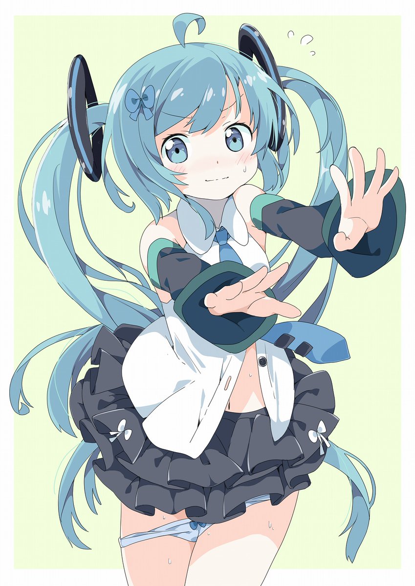 初音ミク「#初音ミクのイラストだけで興味を持ってくれる方へ届け 」|たんたんめんのイラスト