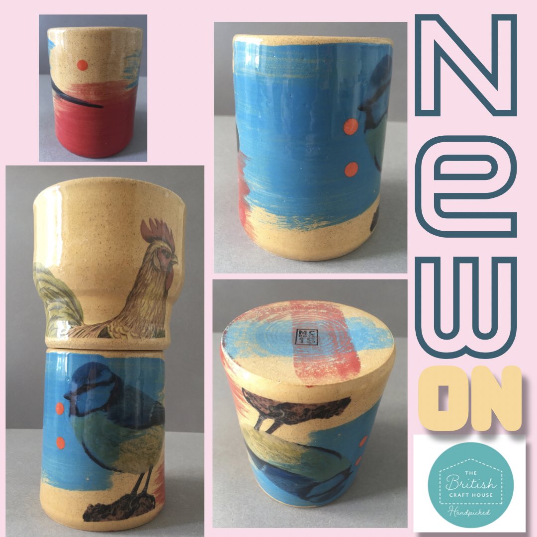 *NEW* #ontbch #thebritishcrafthouse #tit 😊 #bluetit #ceramicbeaker #orangedots #polkadots #britishwildlife #ceramicfans #potterylovers #clay #claypeople #potterypeople #handmade #hmuk #tbchboosters thebritishcrafthouse.co.uk/product/blue-t…