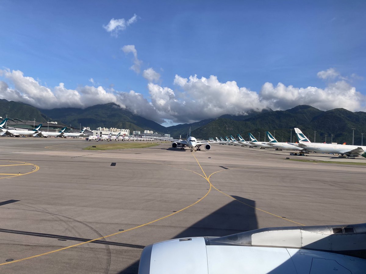 hew's tweet photo. Entered New Territory, landed in the sea of planes https://t.co/rCkbX0fqe8