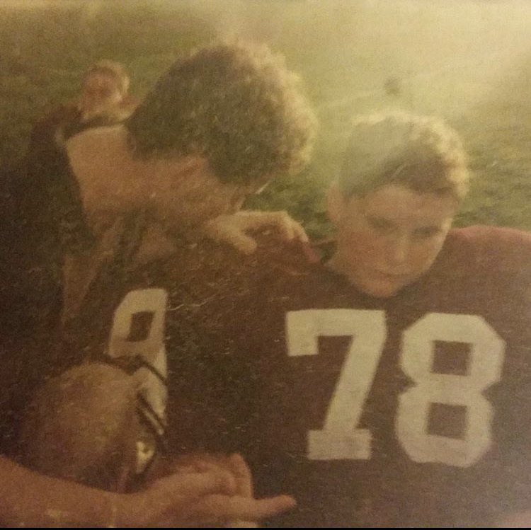 Pictured: a young Justin realizing the only time he gets on the field is as a kicker