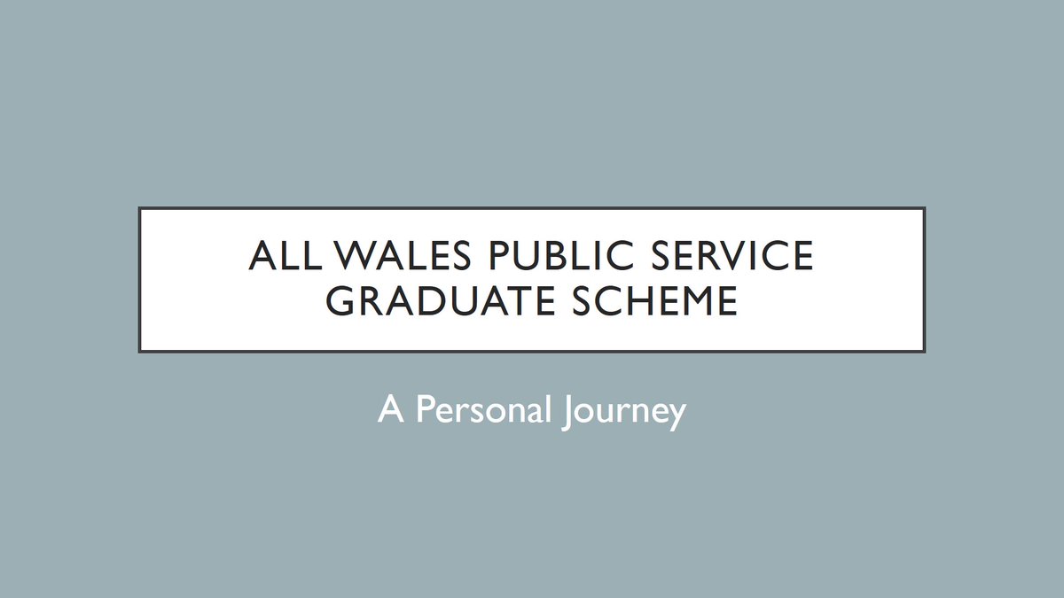 hjohnson_grad's tweet photo. Today I presented my experiences on the All Wales Public Sector Graduate Scheme to directors and line managers! Thank you @AcademiWales for believing in me all those months ago - what a journey! It’s hard to imagine my life without the scheme but I am excited for the future🙌🏼 https://t.co/vIWHVlvkQb