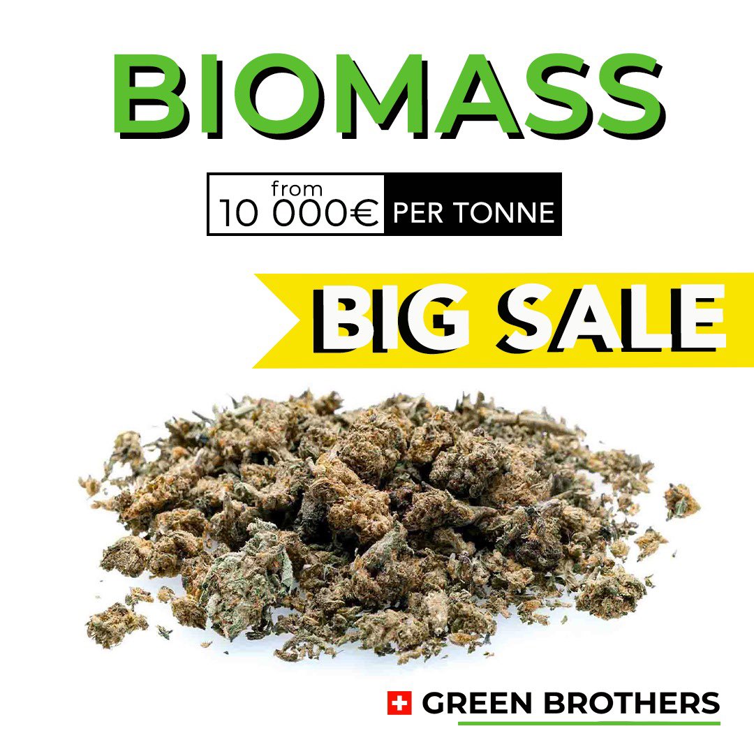 ORGANIC BIOMASS AVAILABLE :
+10% CBD
< 0,6% THC
at 10 000€/Tonne
(or  10€ /kg !)

MINIMUM PURCHASE = 1 TONNE ! 

#CBD #CBDbusiness #CBDshop #CBDcommunity #CBDproducts #CBDwholesale #WhiteLabelCBD #CBDflowers