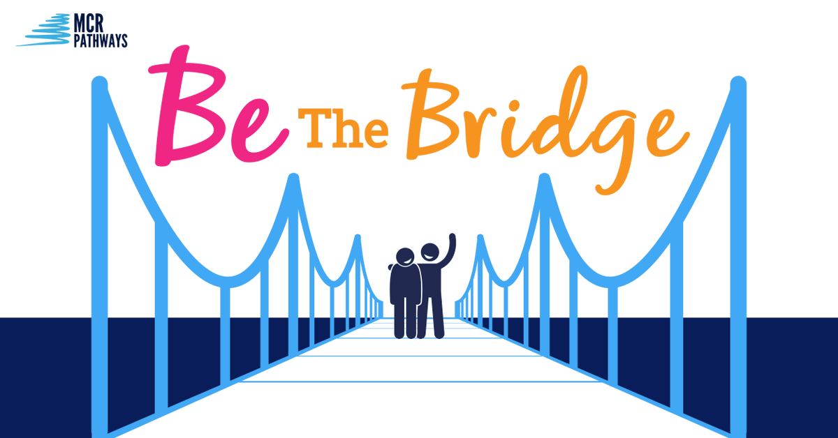 mcrpathways's tweet photo. Looking to make a BIG difference? All across the country, we're looking 🔭 for people like you to become mentors!

You'll be matched with a young person to support once a week. Can you #BeTheBridge? No experience necessary &amp; all training provided. https://t.co/ExdZZhRHQ2 https://t.co/c4JP7s8eXL