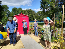 TheRedShedHerts's tweet photo. Thanks to funding from HCF we have started our Lets Get Going program at The Red Shed.  Gardening, Arts and Crafts, getting moving and getting together again.  For more infomation contact info.theredshed@gmail.com  #DementiaGarden #OlderPeople #Dementia #Carers https://t.co/CkBYeVYQtJ