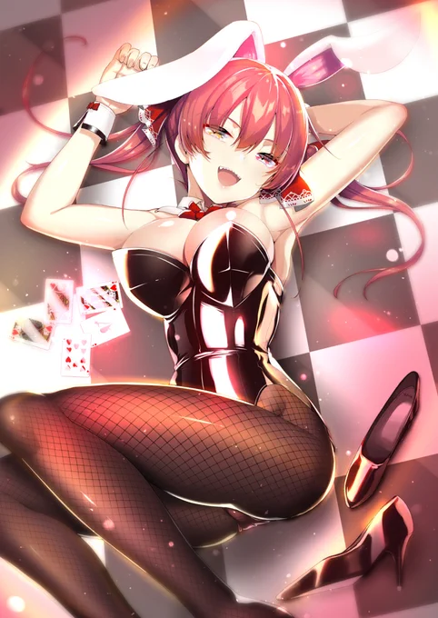 マリン船長バニー #宝鐘マリン #VTuber #ホロライブ #バニーガール https://t.co/p40GtkQCzu 