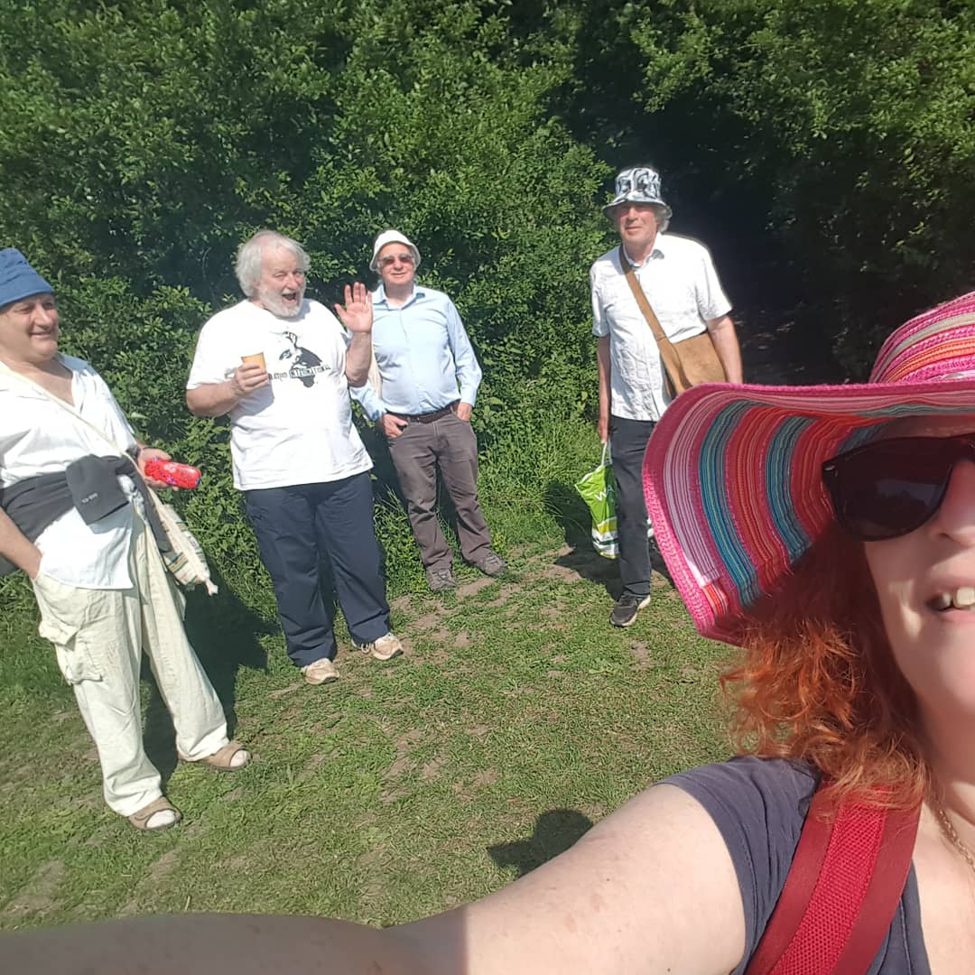 Rosie_Canning's tweet photo. Recent #sociallydistanced walk round #Barnet and #HadleyCommon with the boys. #Mole #Rat #Toad and #Badger #WindintheWillows #therianthropy https://t.co/urrdmoIQHN