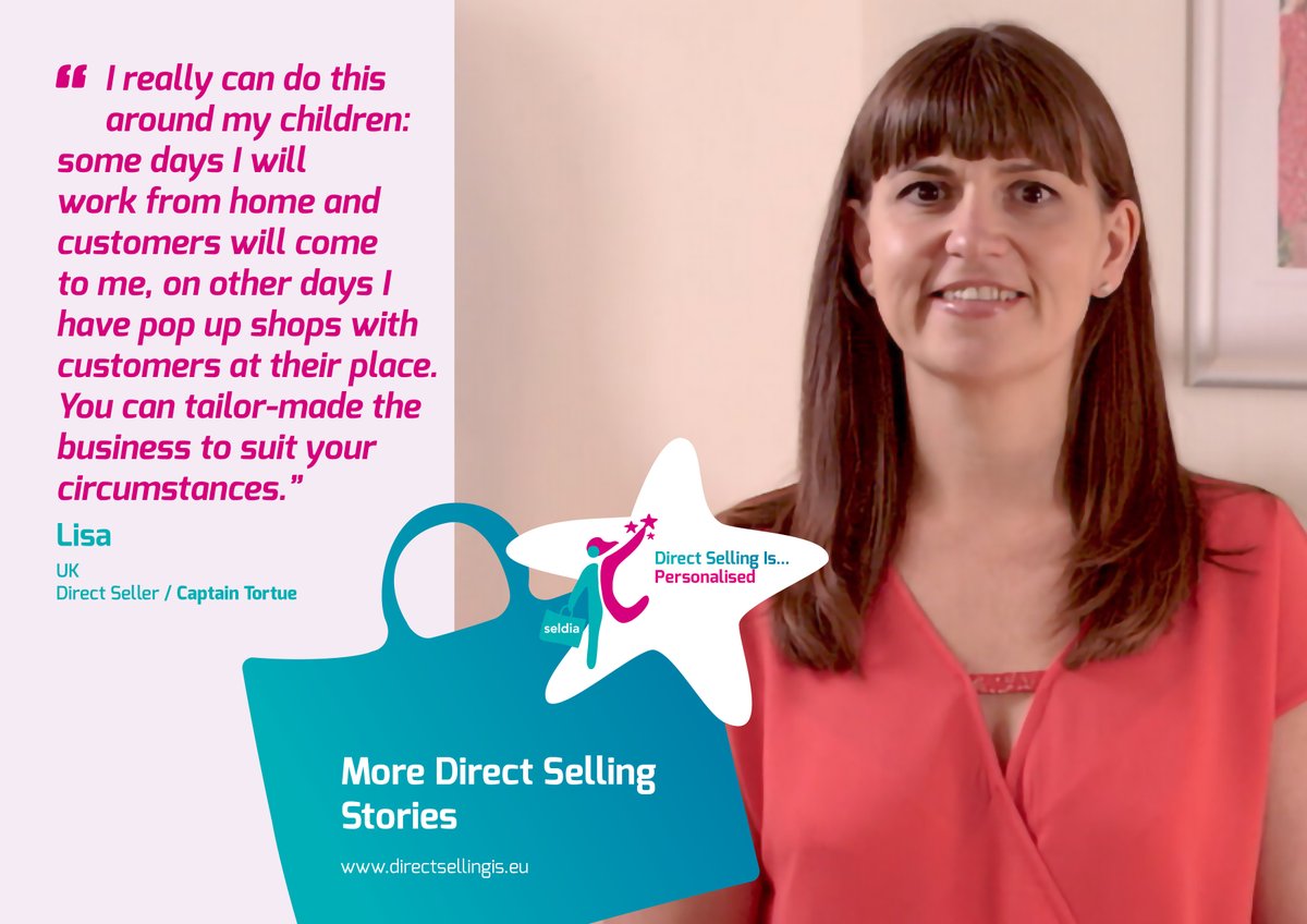 SeldiaEU's tweet photo. Discover Lisa’s success story with @Captain_Tortue on #WorkLifeBalance in the #DirectSelling world. #DirectSellingIs a tailor-made solution for #Independence and #Empowerment among people working in the sector. More at https://t.co/y0jbD2rqRa - https://t.co/5KyJVNh6PM https://t.co/KRCaDnXqZu
